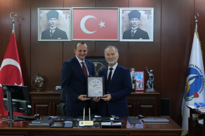 Çiftlikköy İlçe Müftüsü Mehmet Coşkun’dan Başkan Yele’ye ziyaret