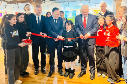 Bilsem öğrencilerinden muhteşem resim sergisi