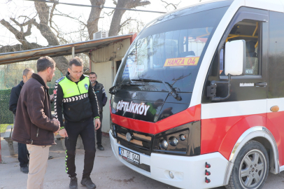 Çiftlikköy Zabıtasından toplu taşımaya sıkı denetim
