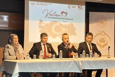 Yalova'da gaziler öğrencilerle buluştu