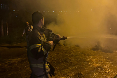 Kaytazdere’de çöplük yangını paniği