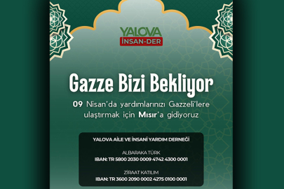 Yalova’dan Gazze’ye insani yardım seferberliği