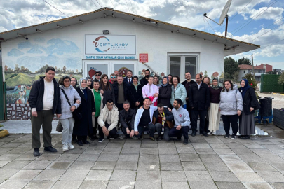 Çiftlikköy’de can dostlara Beyazay Derneği’nden anlamlı ziyaret