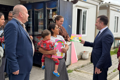 Romanların sorunlarını yerinde dinlediler