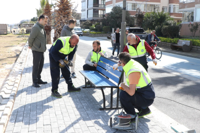 Çiftlikköy Sahilinde seyir terası genişletildi
