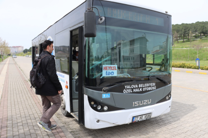 Yalova'da üniversite öğrencilerine ekonomik ulaşım hizmeti
