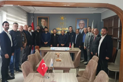 Kastamonulular, İYİ Parti Yalova İl Başkanlığı’ndaydı