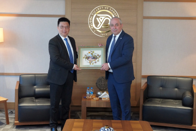 Çin İstanbul Başkonsolosu Wei Xiaodong’dan YTSO’ya ziyaret