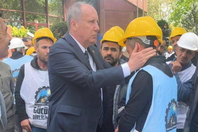 Muharrem İnce’den maden işçilerine destek