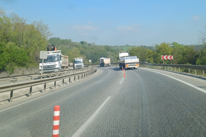 Yalova- Bursa yolu şantiye sahasına döndü