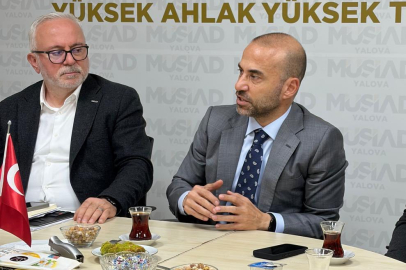 Güçlü, iş dünyasının sorun ve taleplerini dinledi