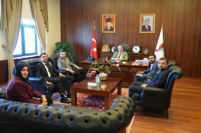 Rektör Bahçekapılı, TÜGVA’nın yeni yönetimini ağırladı