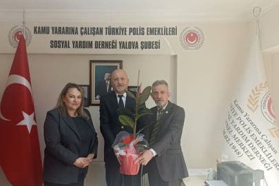 Yalova CHP heyeti polis emeklilerini ziyaret etti