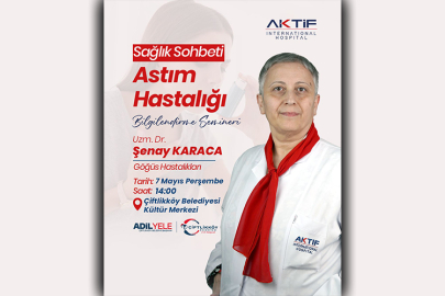 Çiftlikköy Sağlık Sohbetlerinde astım hastalığı anlatılacak