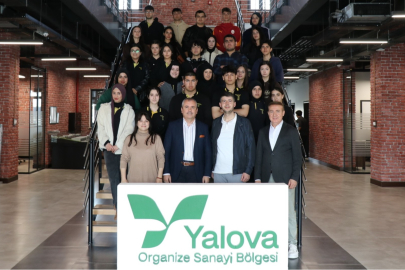 Yalova'da lise öğrencilerinden üretimin kalbine ziyaret