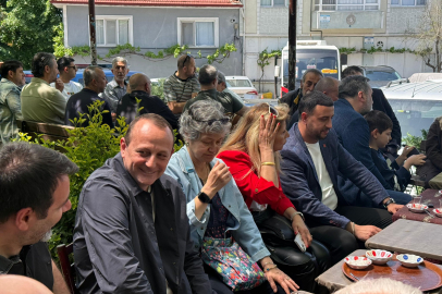 CHP Çiftlikköy Örgütü Gacık’ta pilav günü etkinliğine katıldı