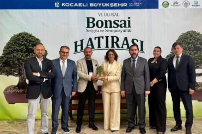 Yalova’nın bonsaileri Kocaeli’de sergilendi