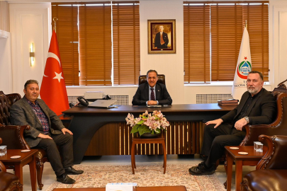 Yalova Hacı Saffet Çam Vakfı’ndan Vali Usta’ya ziyaret