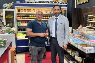 Ak Parti heyeti, Bağlarbaşı Mahallesi’nde esnaf ziyareti gerçekleştirildi