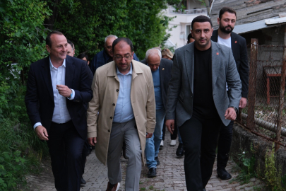 CHP Heyeti Çiftlikköy köylerinde vatandaşla buluştu