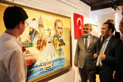 19 Mayıs resim sergisi ilgi gördü