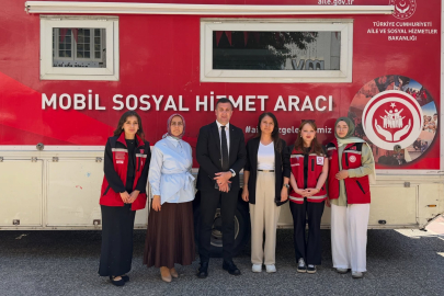 Mobil hizmet aracı Yalova’yı karış karış geziyor