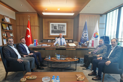 Hacı Saffet Çam Vakfı’ndan YTSO'ya ziyaret: Liselerarası Türk Halk Müziği Ses Yarışması yapılacak