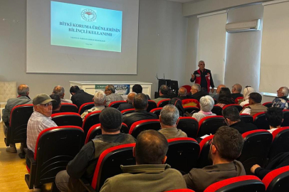 Üreticilere bitki koruma ve kırsal kalkınma desteği eğitimi