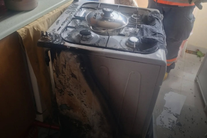 Koru’da yangın paniği! Evin mutfağından alevler yükseldi