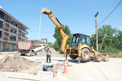 Bilge Kaan Caddesi’nde asfalt öncesi altyapı çalışmaları tamam