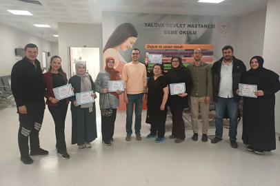 Gebe Okulunda baba adaylarına eşli eğitimler devam ediyor