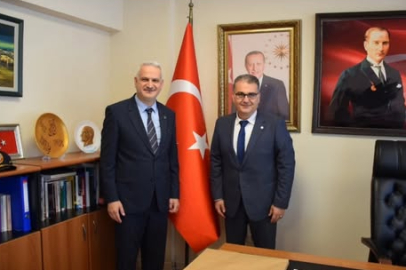 Hasan Özer’den Yalova Kültür ve Turizm Müdürü Fatih Bayram’a hayırlı olsun ziyareti