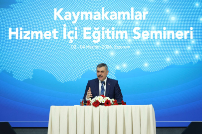 Kaymakamlar Hizmet İçi Eğitim Seminerine katıldı