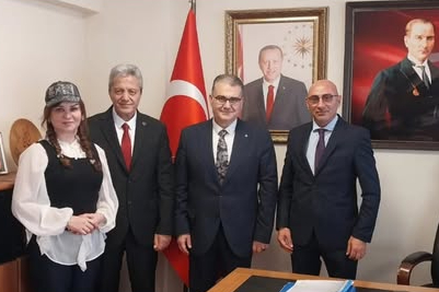 TUTAP ve Esila Termal’den İl Kültür ve Turizm Müdürü Bayram’a ziyaret