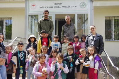Yalova’da minik öğrenciler doğayı yerinde öğrendi