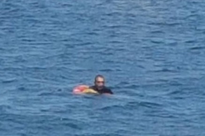Yalova feribotundan denize düşen kişiyi yolcu kurtardı