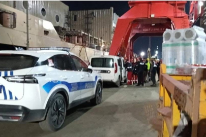 Tersane bölgesinde ölümlü iş kazası! Halat çekerken yere yığıldı
