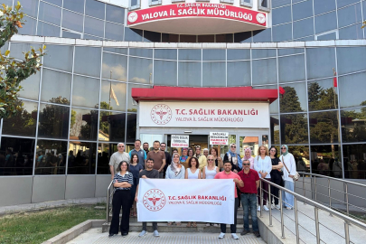 Hareketli yaşama dikkat çekmek için yürüdüler