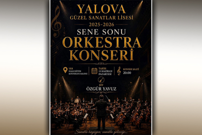 Yalova Güzel Sanatlar Lisesi’nden Yıl Sonu Orkestra Konseri