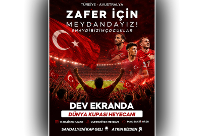 Milli maç coşkusu Cumhuriyet Meydanı'nda yaşanacak