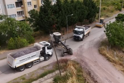 Elmalık Köyü yolu asfaltlandı