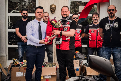 Motosiklet Derneğinden örnek etkinlik