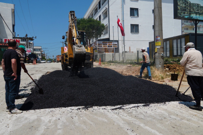 Armutlu’da asfalt seferberliği
