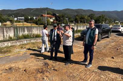 DSİ Bölge Müdürü İnan Gündüz Karpuz Deresi’nde incelemelerde bulundu