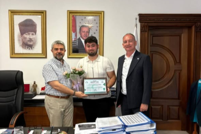 Yeşilay’dan İl Sağlık Müdürü Kaşıkcı’ya teşekkür belgesi