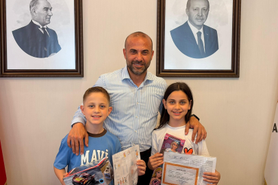Karne sevincini Başkan Güçlü ile paylaştılar
