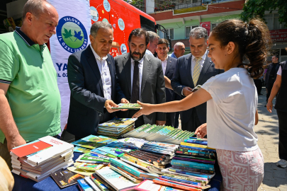 Gezici Kütüphane projesi Elmalık Köyü’nden başladı