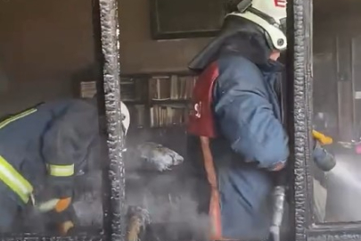 Samanlı Köyü’nde korkutan ev yangını