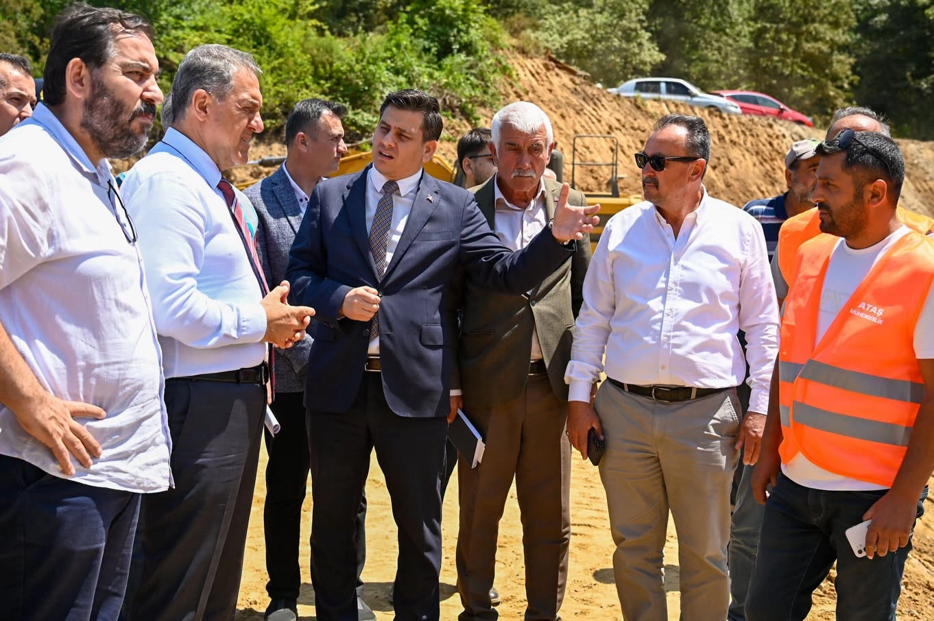 Vali Usta Örencik-2 Barajında incelemede bulundu