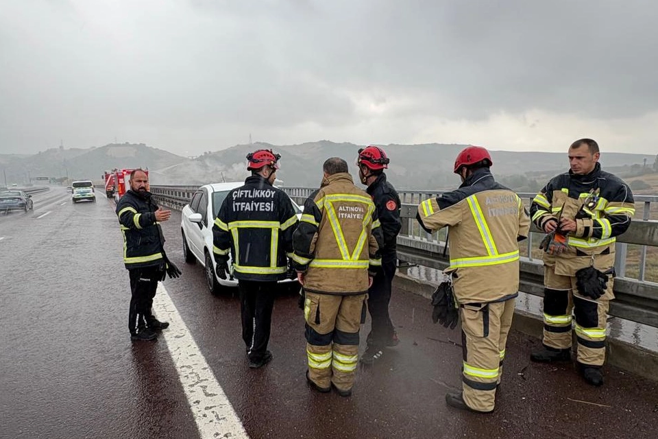 Çiftlikköy İtfaiyesi’nden bir ayda 92 vakaya müdahale